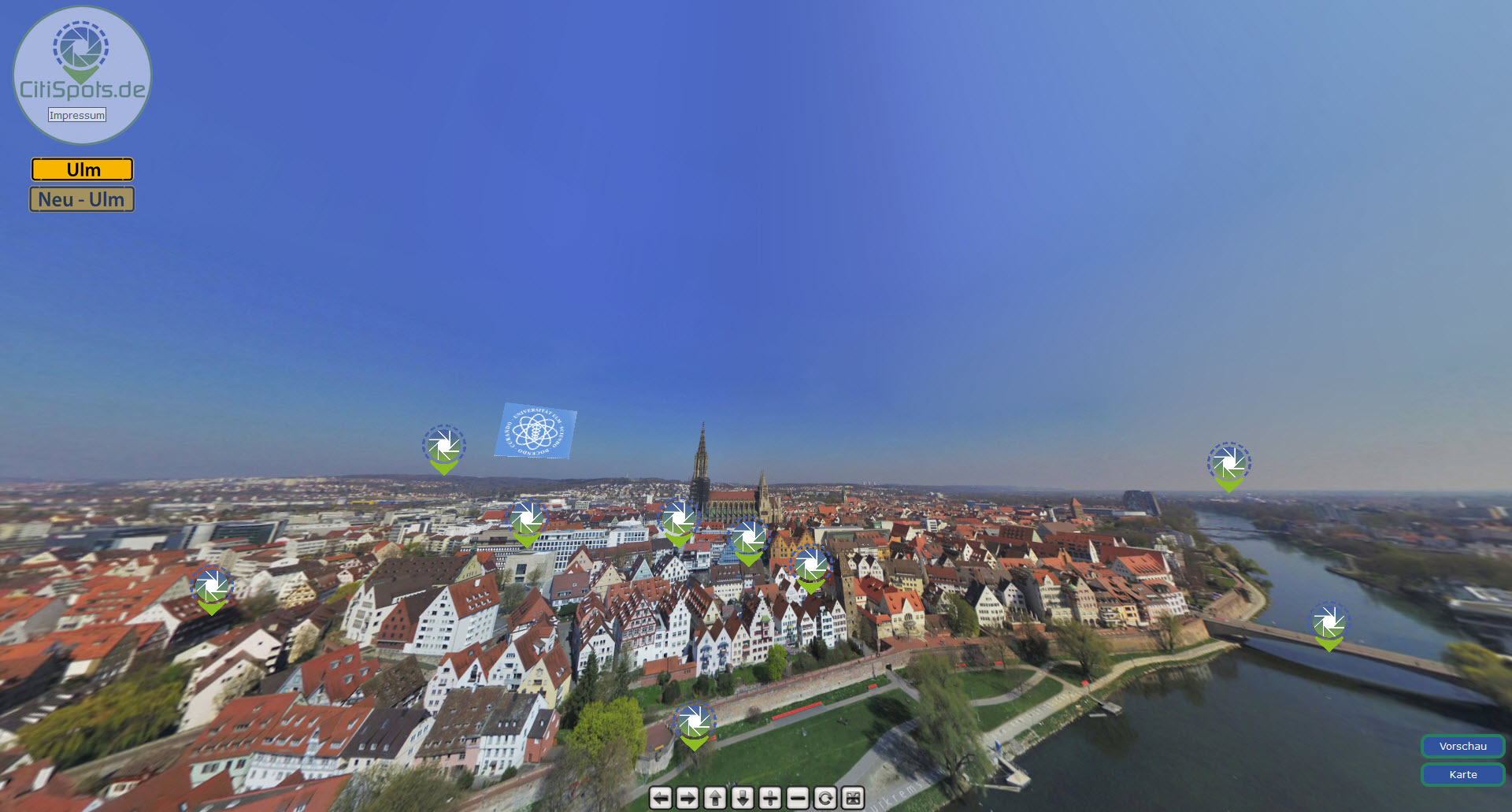 Luftpanorama Ulm